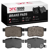 Dynamic Friction 2008-2017 Acura TSX Rear 5000 Advanced Ceramic Brake Pads by Dynamic Friction Company 1551-1451-00