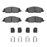Dynamic Friction 2005-2014 Ford Mustang Front 5000 Advanced Ceramic Brake Pads and Hardware Kit by Dynamic Friction Company 1551-1463-01