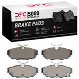 Dynamic Friction 2005-2014 Ford Mustang Rear 5000 Advanced Ceramic Brake Pads by Dynamic Friction Company 1551-1465-00