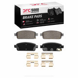 Dynamic Friction 2011-2019 Buick Encore Rear 5000 Advanced Ceramic Brake Pads and Hardware Kit by Dynamic Friction Company 1551-1468-01