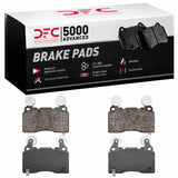 Dynamic Friction 2010-2015 Chevrolet Camaro Front 5000 Advanced Low Metallic Brake Pads by Dynamic Friction Company 1551-1474-00
