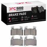Dynamic Friction 2012-2024 Cadillac CTS Front 5000 Advanced Low Metallic Brake Pads by Dynamic Friction Company 1551-1474-10