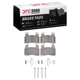 Dynamic Friction 2012-2017 Chevrolet SS Front 5000 Advanced Low Metallic Brake Pads and Hardware Kit by Dynamic Friction Company 1551-1474-13