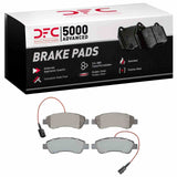 Dynamic Friction 2014-2021 Ram ProMaster 1500 Rear 5000 Advanced Semi Metallic Brake Pads by Dynamic Friction Company 1551-1490-00