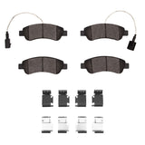 Dynamic Friction 2014-2021 Ram ProMaster 1500 Rear 5000 Advanced Semi Metallic Brake Pads and Hardware Kit by Dynamic Friction Company 1551-1490-01