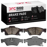 Dynamic Friction 2011-2025 Dodge Durango Rear 5000 Advanced Ceramic Brake Pads by Dynamic Friction Company 1551-1498-00