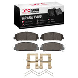 Dynamic Friction 2005-2024 Nissan Titan Front 5000 Advanced Ceramic Brake Pads and Hardware Kit by Dynamic Friction Company 1551-1509-01