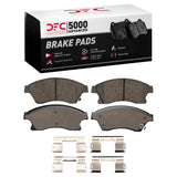 Dynamic Friction 2011-2017 Chevrolet Cruze Limited Front 5000 Advanced Ceramic Brake Pads and Hardware Kit by Dynamic Friction Company 1551-1522-01