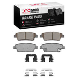 Dynamic Friction 2010-2017 Genesis G80 Rear 5000 Advanced Ceramic Brake Pads and Hardware Kit by Dynamic Friction Company 1551-1551-01