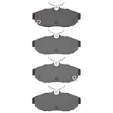 Dynamic Friction 2012-2014 Ford Mustang Rear 5000 Advanced Low Metallic Brake Pads by Dynamic Friction Company 1551-1562-00