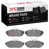 Dynamic Friction 2012-2014 Ford Mustang Rear 5000 Advanced Low Metallic Brake Pads by Dynamic Friction Company 1551-1562-00