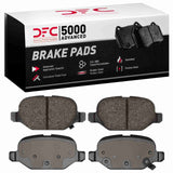 Dynamic Friction 2009-2019 Fiat 500 (USA/Canada) Rear 5000 Advanced Ceramic Brake Pads by Dynamic Friction Company 1551-1569-00