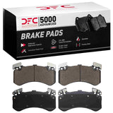 Dynamic Friction 2011-2019 Audi S8 Front 5000 Advanced Low Metallic Brake Pads by Dynamic Friction Company 1551-1575-00