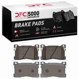 Dynamic Friction 2012-2017 Hyundai Equus Front 5000 Advanced Ceramic Brake Pads by Dynamic Friction Company 1551-1576-00