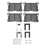 Dynamic Friction 2012-2017 Hyundai Equus Front 5000 Advanced Ceramic Brake Pads and Hardware Kit by Dynamic Friction Company 1551-1576-01