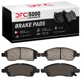 Dynamic Friction 2011-2025 Nissan Note (Mexico) Front 5000 Advanced Ceramic Brake Pads by Dynamic Friction Company 1551-1592-00