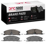 Dynamic Friction 2013-2019 Ford Police Interceptor Sedan Front 5000 Advanced Semi Metallic Brake Pads by Dynamic Friction Company 1551-1611-10