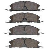 Dynamic Friction 2013-2019 Ford Police Interceptor Sedan Front 5000 Advanced Semi Metallic Brake Pads by Dynamic Friction Company 1551-1611-10