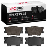 Dynamic Friction 2006-2024 Lexus ES300h Rear 5000 Advanced Ceramic Brake Pads by Dynamic Friction Company 1551-1632-00