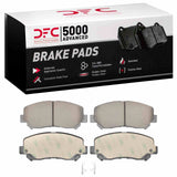 Dynamic Friction 2013-2017 Chrysler 200 Front 5000 Advanced Ceramic Brake Pads by Dynamic Friction Company 1551-1640-00