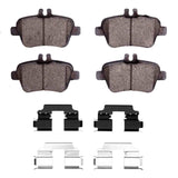 Dynamic Friction 2012-2019 Mercedes-Benz SLK350 Rear 5000 Advanced Low Metallic Brake Pads and Hardware Kit by Dynamic Friction Company 1551-1646-01