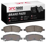 Dynamic Friction 2013-2016 Dodge Dart Rear 5000 Advanced Ceramic Brake Pads by Dynamic Friction Company 1551-1647-00