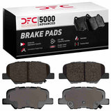 Dynamic Friction 2013-2025 Mazda 3 Rear 5000 Advanced Ceramic Brake Pads by Dynamic Friction Company 1551-1679-00