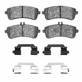 Dynamic Friction 2015-2017 Mercedes-Benz S600 Rear 5000 Advanced Low Metallic Brake Pads and Hardware Kit by Dynamic Friction Company 1551-1681-02