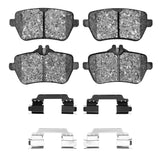 Dynamic Friction 2013-2021 Mercedes-Benz SL400 Rear 5000 Advanced Low Metallic Brake Pads and Hardware Kit by Dynamic Friction Company 1551-1689-01