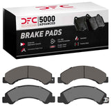 Dynamic Friction 2012-2020 Hino 155 Fr & Rr 5000 Advanced Ceramic Brake Pads by Dynamic Friction Company 1551-1695-00