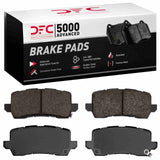 Dynamic Friction 2014-2025 Acura RLX Rear 5000 Advanced Ceramic Brake Pads by Dynamic Friction Company 1551-1698-00