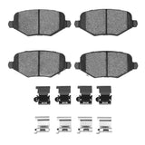 Dynamic Friction 2012-2016 Chrysler Town & Country Rear 5000 Advanced Ceramic Brake Pads and Hardware Kit by Dynamic Friction Company 1551-1719-01