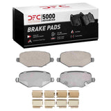 Dynamic Friction 2009-2014 Dodge Journey Rear 5000 Advanced Ceramic Brake Pads and Hardware Kit by Dynamic Friction Company 1551-1719-02