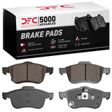 Dynamic Friction 2014-2019 Fiat 500L Front 5000 Advanced Ceramic Brake Pads by Dynamic Friction Company 1551-1721-00
