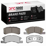 Dynamic Friction 2014-2025 Dodge Attitude (Mexico) Front 5000 Advanced Ceramic Brake Pads by Dynamic Friction Company 1551-1731-00