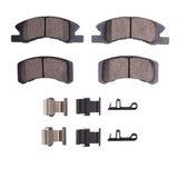 Dynamic Friction 2014-2025 Dodge Attitude (Mexico) Front 5000 Advanced Ceramic Brake Pads and Hardware Kit by Dynamic Friction Company 1551-1731-01