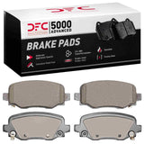 Dynamic Friction 2014-2023 Chrysler 200 Rear 5000 Advanced Ceramic Brake Pads by Dynamic Friction Company 1551-1734-00