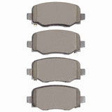 Dynamic Friction 2014-2023 Chrysler 200 Rear 5000 Advanced Ceramic Brake Pads by Dynamic Friction Company 1551-1734-00