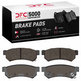 Dynamic Friction 2007-2016 Chevrolet Optra (Mexico) Rear 5000 Advanced Ceramic Brake Pads by Dynamic Friction Company 1551-1739-00