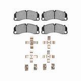Dynamic Friction 2020-2023 Porsche 718 Cayman Front 5000 Advanced Low Metallic Brake Pads and Hardware Kit by Dynamic Friction Company 1551-1741-01