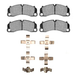 Dynamic Friction 2013-2024 Porsche 911 Front 5000 Advanced Low Metallic Brake Pads and Hardware Kit by Dynamic Friction Company 1551-1741-02