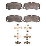 Dynamic Friction 2013-2023 Porsche 911 Front 5000 Advanced Low Metallic Brake Pads and Hardware Kit by Dynamic Friction Company 1551-1742-02