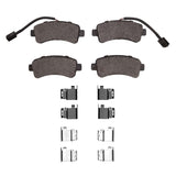 Dynamic Friction 2014-2021 Ram ProMaster 2500 Rear 5000 Advanced Semi Metallic Brake Pads and Hardware Kit by Dynamic Friction Company 1551-1746-01