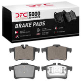 Dynamic Friction 2013-2015 Jaguar XKR Rear 5000 Advanced Low Metallic Brake Pads by Dynamic Friction Company 1551-1747-00