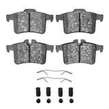 Dynamic Friction 2013-2015 Jaguar XKR Rear 5000 Advanced Low Metallic Brake Pads and Hardware Kit by Dynamic Friction Company 1551-1747-01