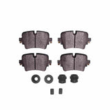 Dynamic Friction 2014-2024 Jaguar F-Type Rear 5000 Advanced Low Metallic Brake Pads and Hardware Kit by Dynamic Friction Company 1551-1753-01