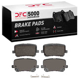 Dynamic Friction 2014-2023 Dodge Charger Rear 5000 Advanced Low Metallic Brake Pads by Dynamic Friction Company 1551-1766-00