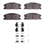 Dynamic Friction 2014-2023 Dodge Charger Front 5000 Advanced Low Metallic Brake Pads and Hardware Kit by Dynamic Friction Company 1551-1767-01