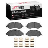 Dynamic Friction 2015-2025 Ford Transit-350 HD/DRW Front 5000 Advanced Semi Metallic Brake Pads and Hardware Kit by Dynamic Friction Company 1551-1774-01