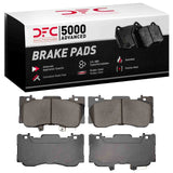 Dynamic Friction 2015-2023 Ford Mustang Front 5000 Advanced Ceramic Brake Pads by Dynamic Friction Company 1551-1784-00